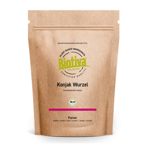 Biotiva Konjak Pulver Bio 500 g