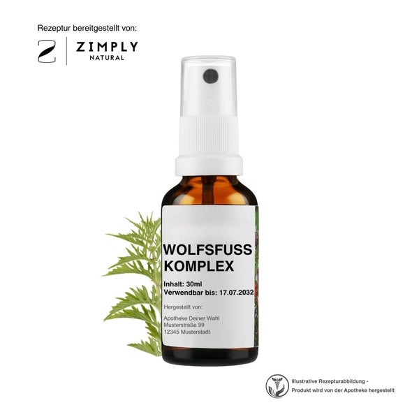 Zimply Natural WOLFSFUß KOMPLEX - Pflanzbasierte Rezeptur 30 ml