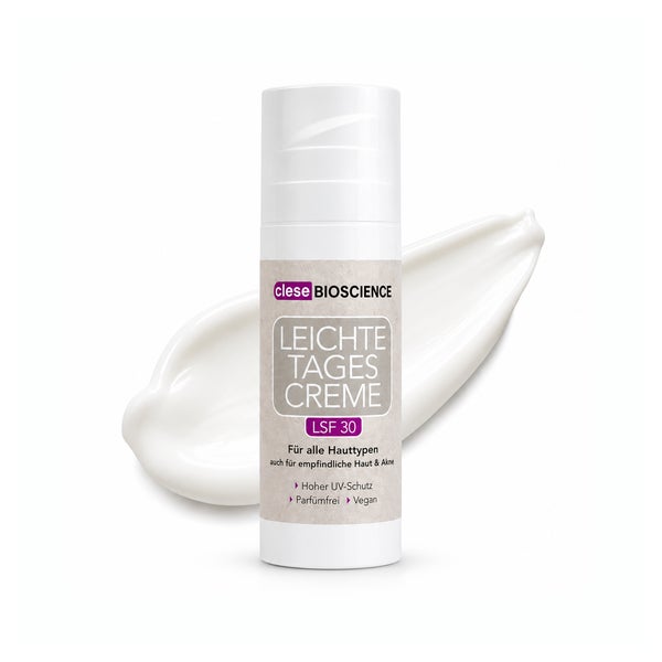 cleseBIOSCIENCE Leichte Tagescreme LSF 30 50 ml