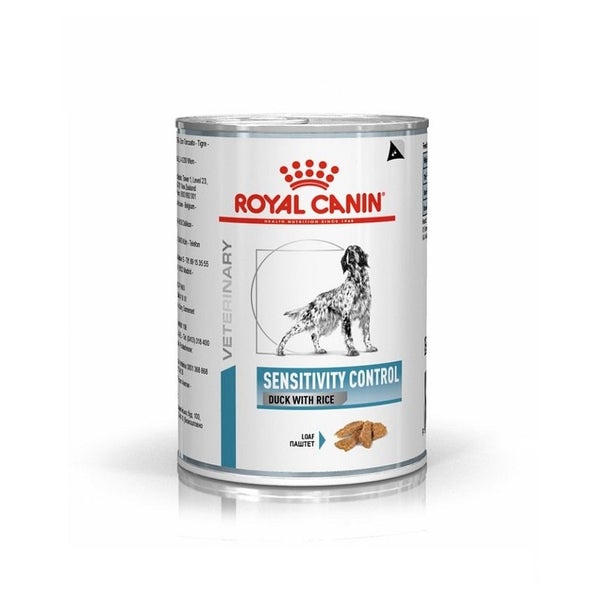 ROYAL CANIN Dog sensitivity control duck Nassfutter für ausgewachsene Hunde mit Futtermittelunverträglichkeiten 0,41 kg