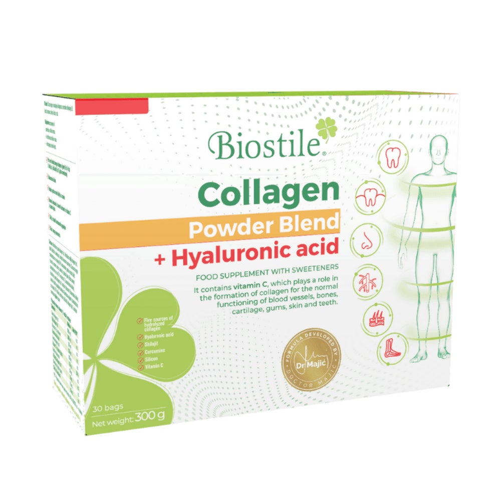 Biostile Collagen Powder Blend + Hyaluronic acid 30 St