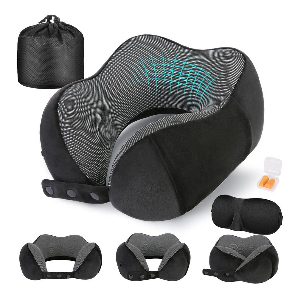 Nackenkissen Memory Foam Reisekissen ergonomisch 1 St
