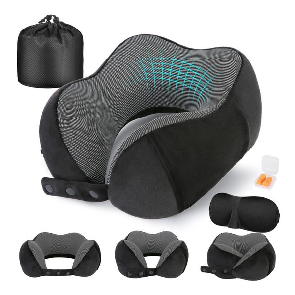 Nackenkissen Memory Foam Reisekissen ergonomisch 1 St