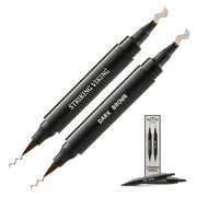 Striking Viking Bartstift Doppelspitze Dunkelbraun 2er 5 ml