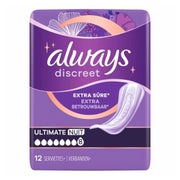 Always Discreet Inkontinenz-Einlagen Ultimate Nacht Monatspaket bei Blasenschwäche, 48 Einlagen (4 Packungen x 12 Stück) 1 St