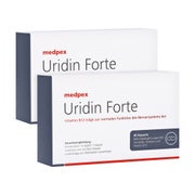 Produktabbildung: medpex Uridin Forte Doppelpack 2X40 St