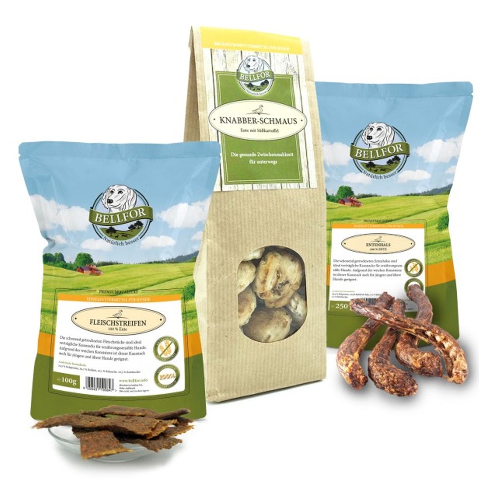Bellfor Gesunde Hundeleckerlis mit Ente zum Sparpreis 450 g 450 g