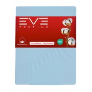 EVE Textile Spannbettlaken - hellblau