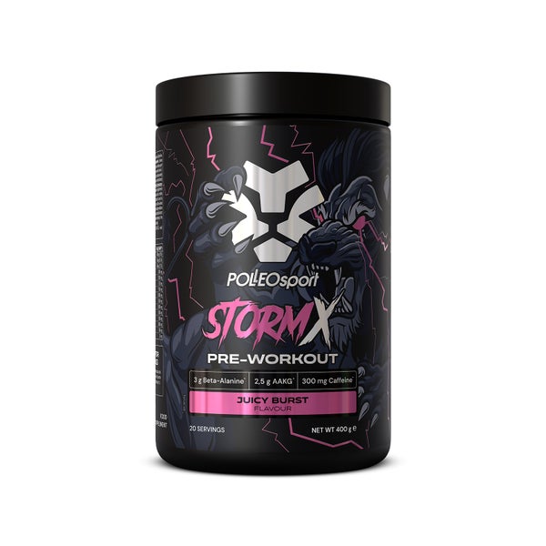 Polleo StormX Pre-Workout, 400 g, Juicy Burst 400 g