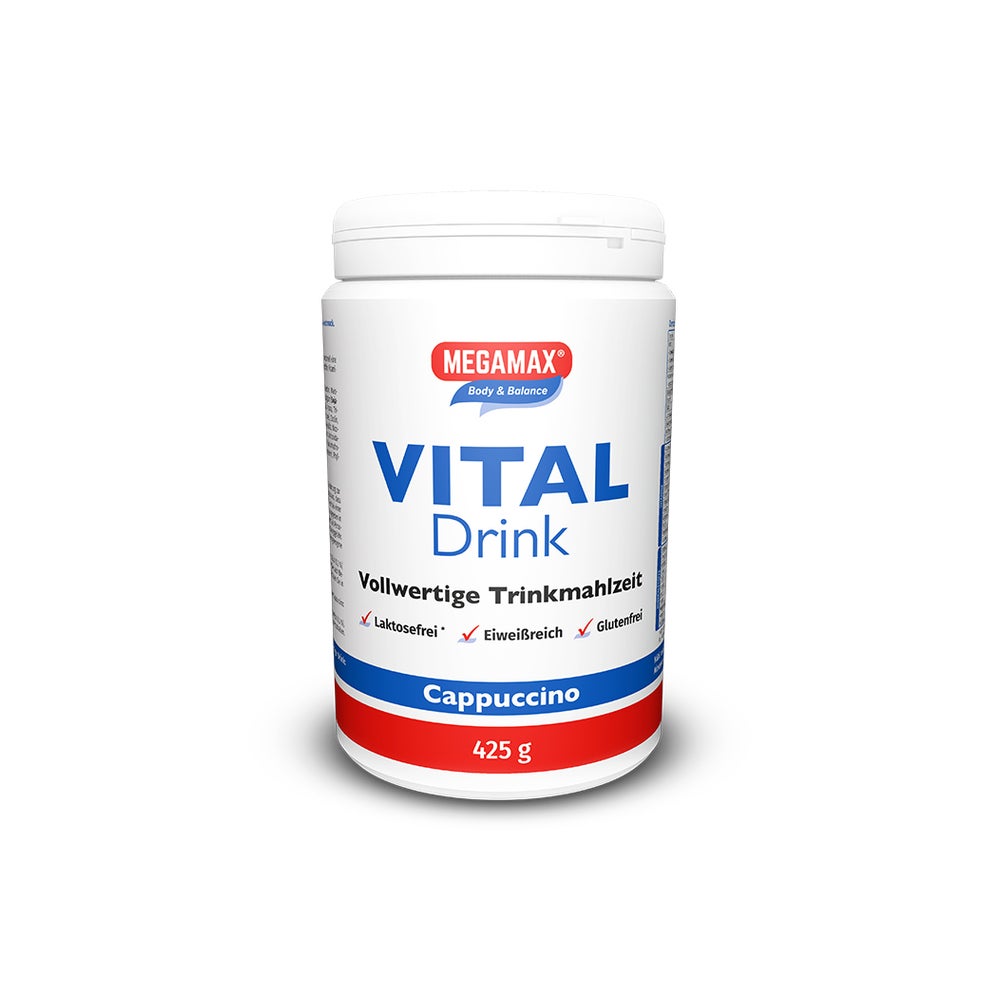 Megamax Vital Drink Cappuccino Pulver 425 g