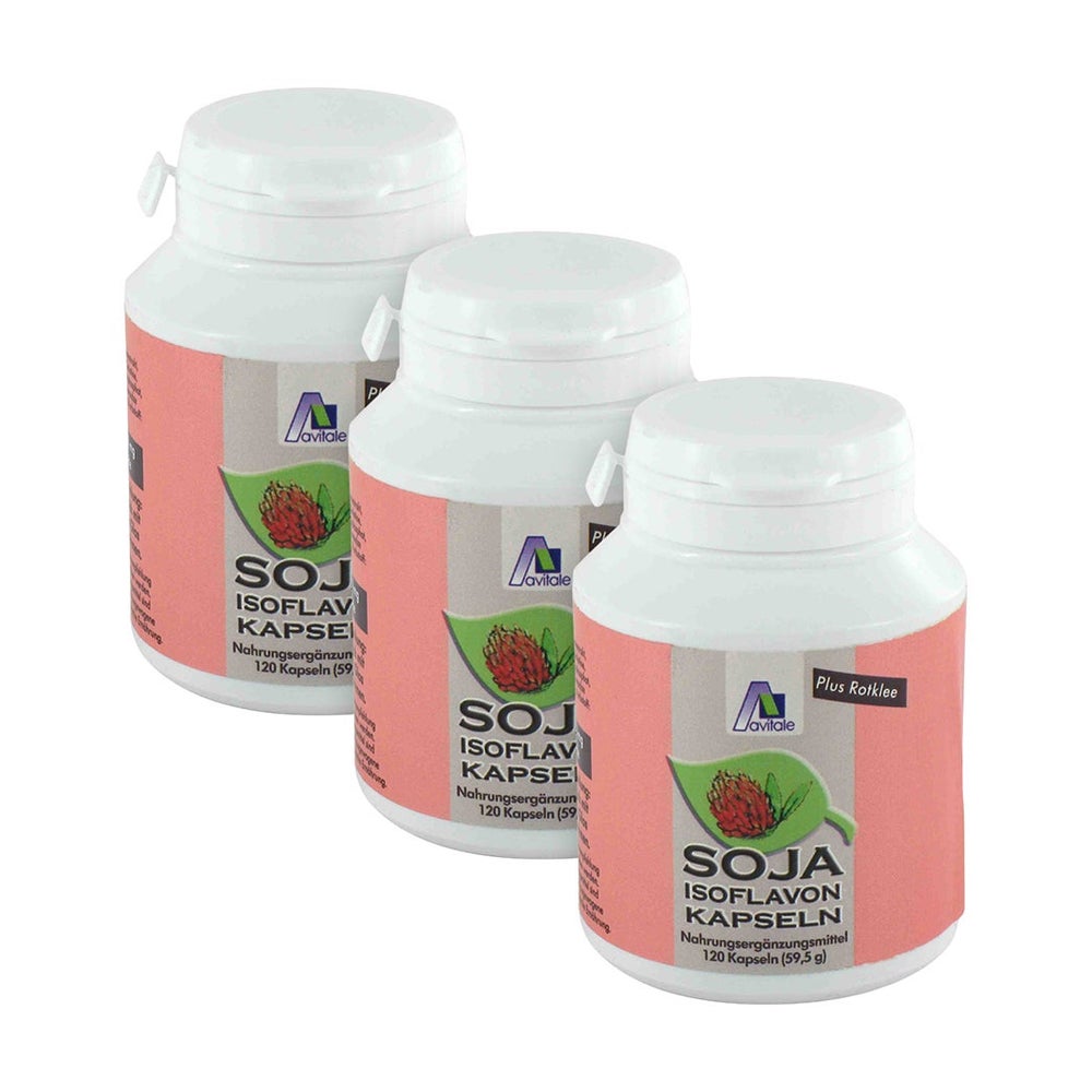 Avitale® Soja Isoflavon Dreierpack 3X120 St