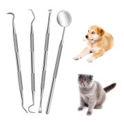 COOL-i Tier-Zahnpflege Set 4-teilig, Edelstahl 4 St