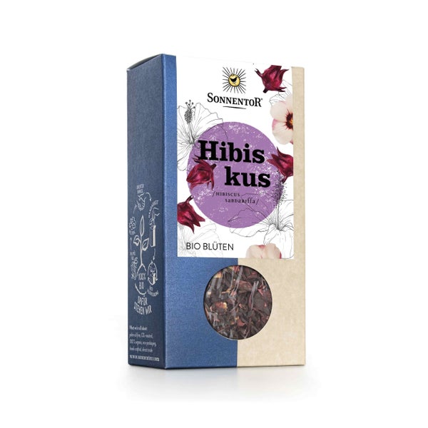 Bio-Hibiskus-Tee lose – 80 g fruchtig-säuerlicher Kräutertee
