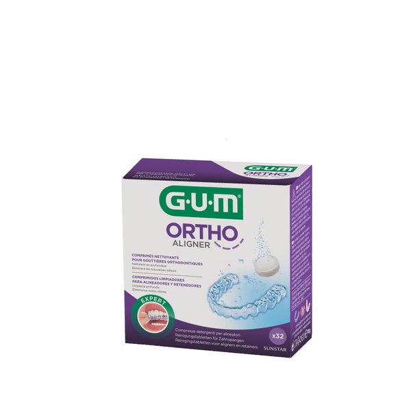 GUM ORTHO ALIGNER Reinigungstabletten 32 St