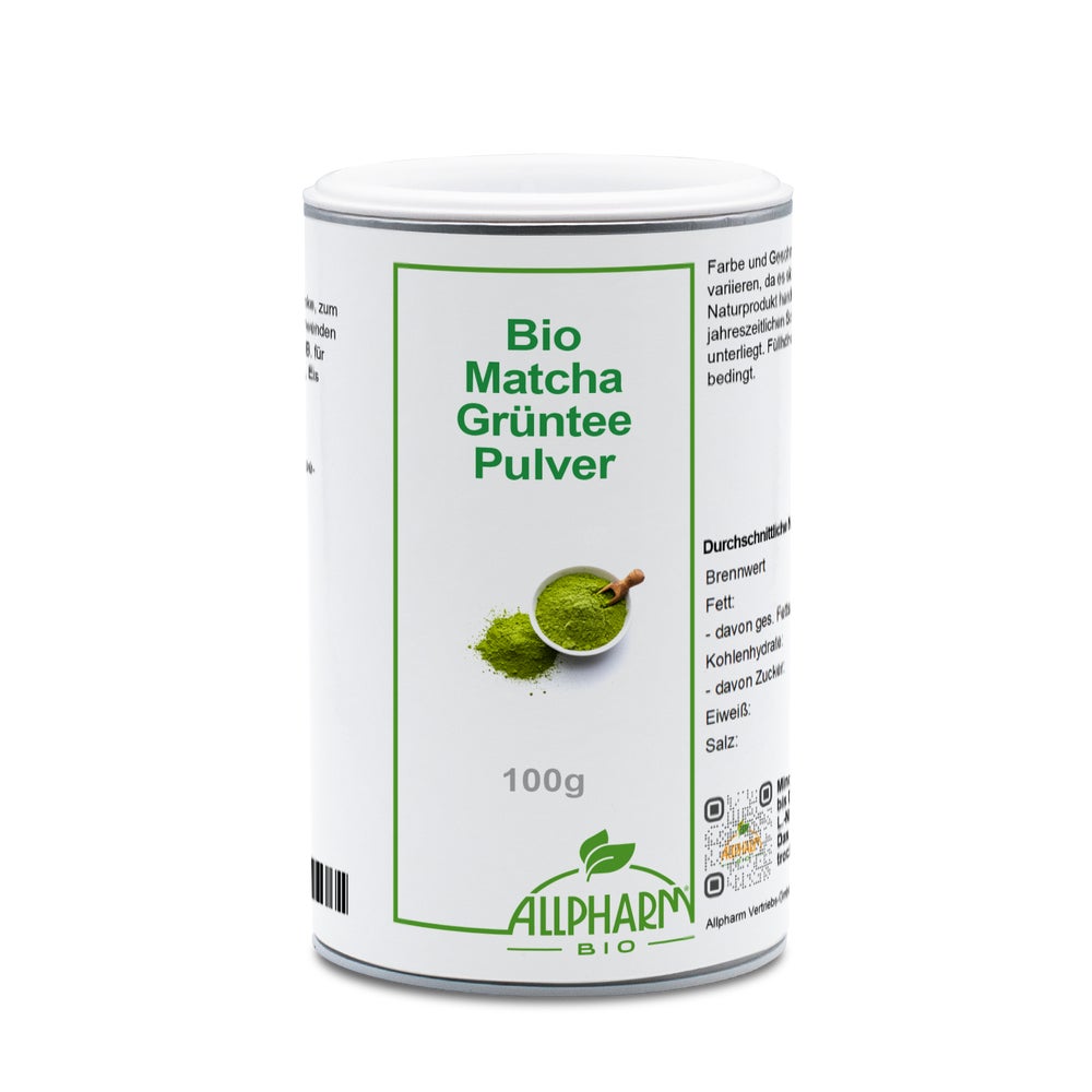 Bio Matcha Grünteepulver Allpharm 100 g