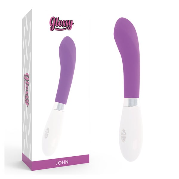 GLOSSY - Silikonvibrator mit geschwungener Form 1 St