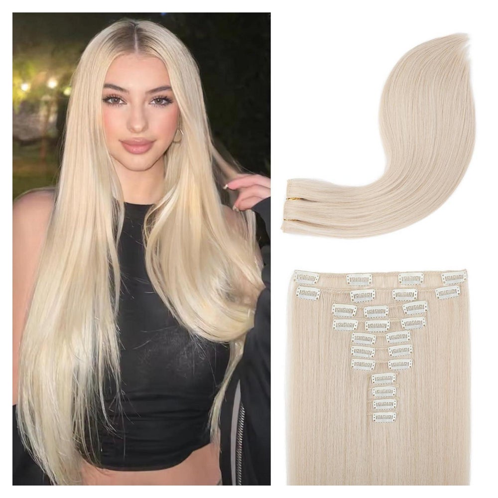Clip in Extensions Haarteil Synthetik 28 Inch (Pack of 11) H 1 St