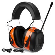 Kapselgehörschutz Bluetooth Radio AM FM MP3 SNR 28 dB Orange 1 St