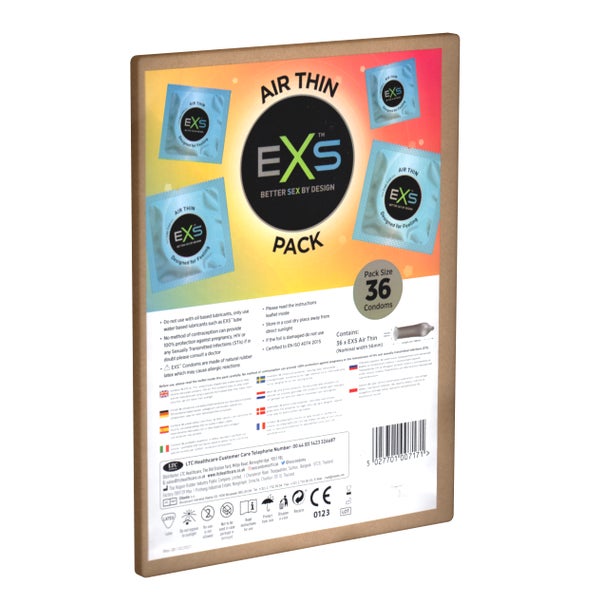 «Air Thin» extradünne Kondome für ein Gefühl wie ohne Kondom (36 Kondome) 36 St