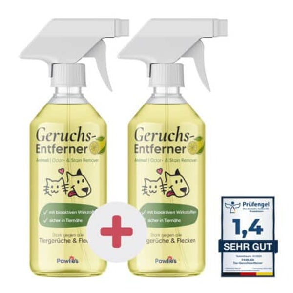 Pawlie's Geruchsneutralisierer & Enyzmreiniger Spray 2x500 ml