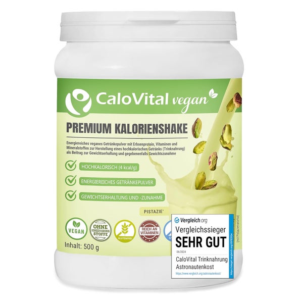 CaloVital VEGAN Shake Pistazie Gewichtszunahme 500g 500 g
