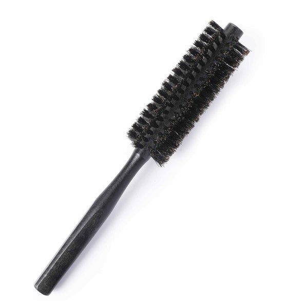 Wildschweinborsten Mini Rundbürste 3,2cm Schwarz Holzgriff L 1 St