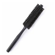 Wildschweinborsten Mini Rundbürste 3,2cm Schwarz Holzgriff L 1 St