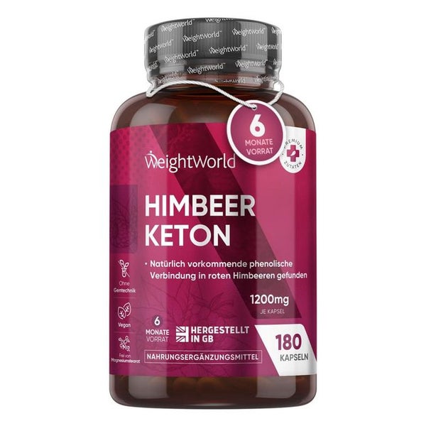 WeightWorld Himbeer Ketone Kapseln 180 St