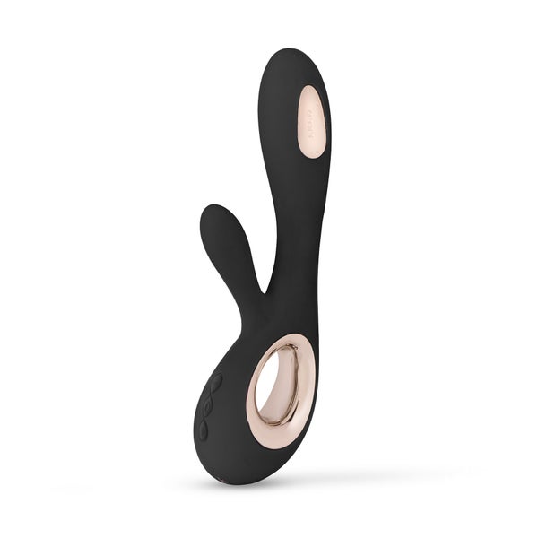 LELO SORAYA Wave Rabbit Vibrator - Black 1 St