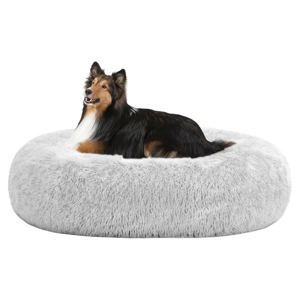 Hundebett orthopädisches rund Donut L 80 x B 80 x H 20 cm He 1 St