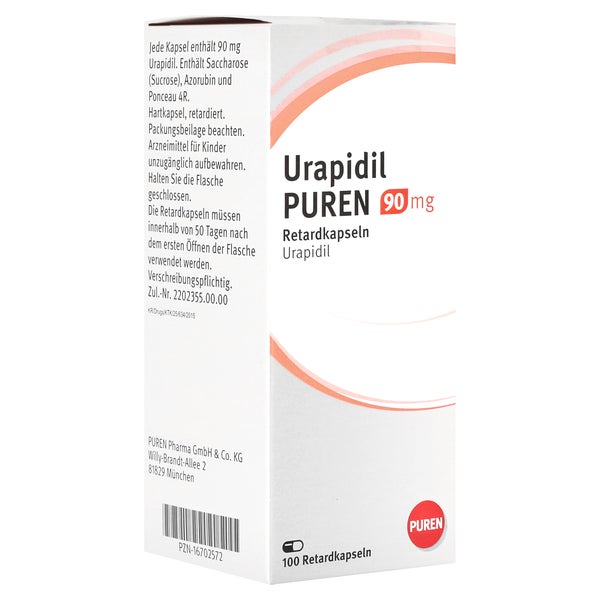 Urapidil Puren 90 mg Retardkapseln 100 St