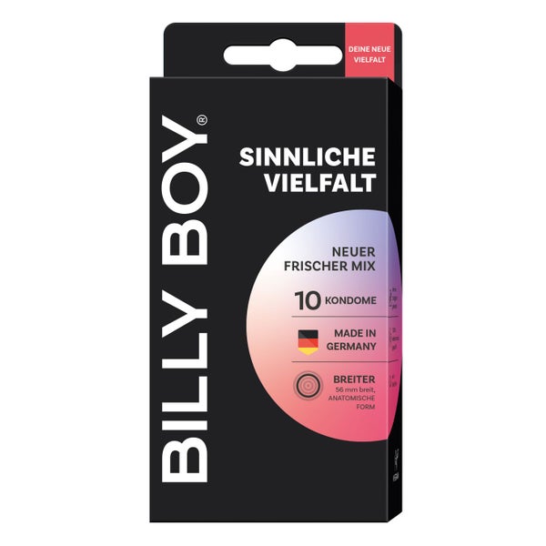 Sinnliche Vielfalt – 10 gemischte Kondome, Farben und Düfte (10 Kondome) 10 St