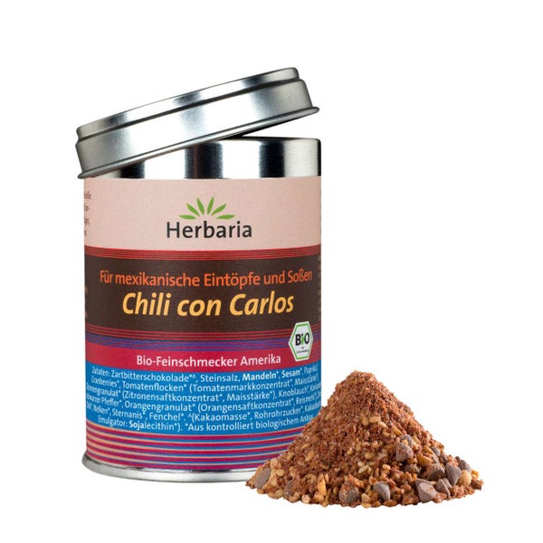 Herbaria Chili con Carlos Gewürzmischung Bio 110 g