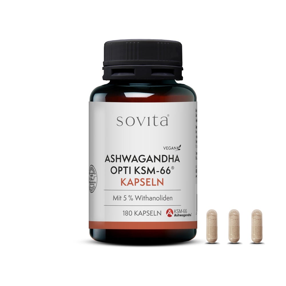 Sovita Ashwagandha Opti Ksm-66 Kapseln 180 St