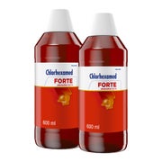 Produktabbildung: Chlorhexamed FORTE alkoholfrei 0,2 % Doppelpack 2X600 ml