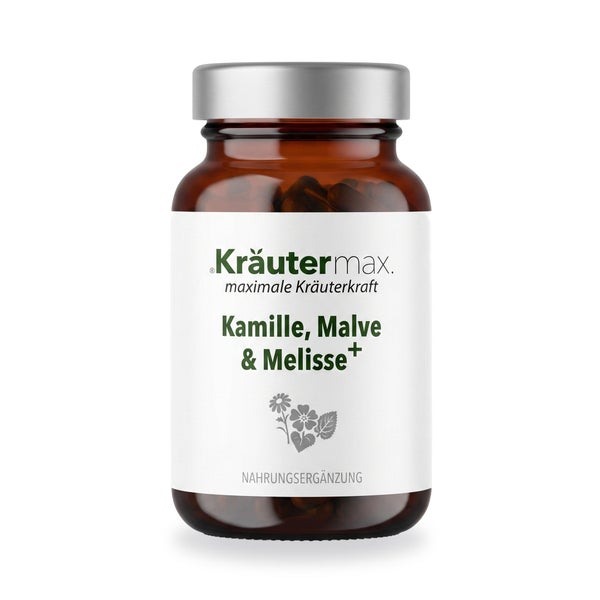 Kräutermax Kamille, Malve & Melisse+ Kapseln 60 St