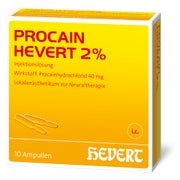 Produktabbildung: Procain Hevert 2% Injektionslösung Ampullen 10X2 ml