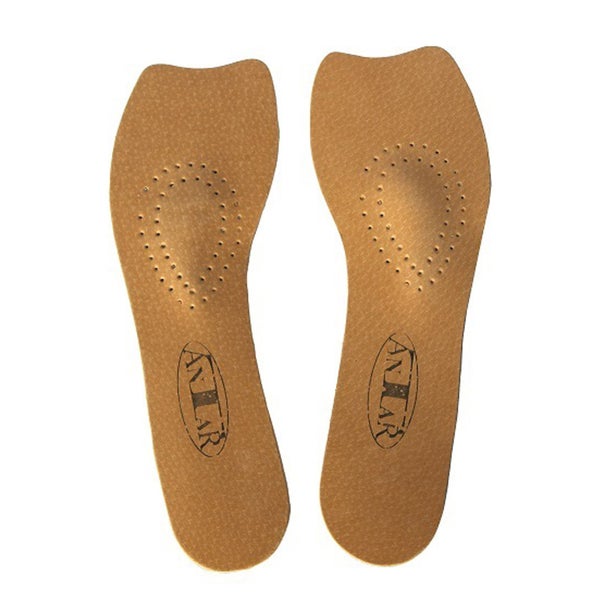 Orthopädische 3/4 Einlagen aus Leder mit Spreizfußpelotte 41/42