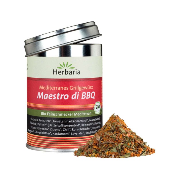 Herbaria Maestro di BBQ Gewürzmischung Bio 70 g