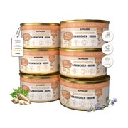 Kaninchen + Huhn Nassfutter für Katze 6er 1200 g