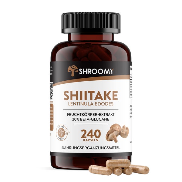 SHROOMY Shiitake Extrakt Kapseln 240 St