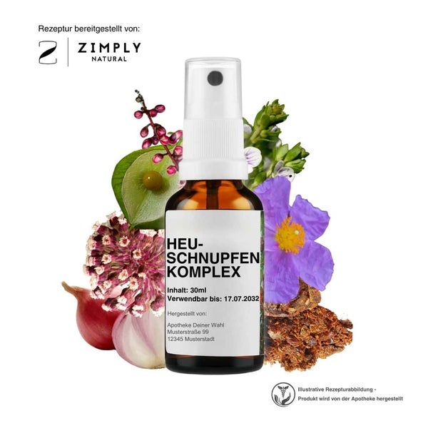 Zimply Natural HEUSCHNUPFEN-KOMPLEX - Pflanzbasierte Rezeptur 30 ml