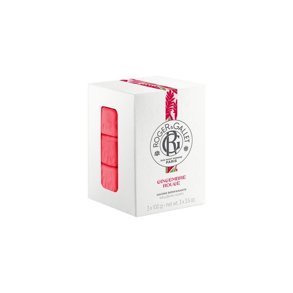 ROGER&GALLET - Gingembre Rouge - Seifencoffret 3X100 g