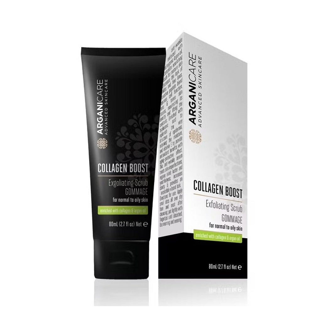 Arganicare Peeling-Gesichtspeeling - Alle Hauttypen - Collagen 80 ml  St