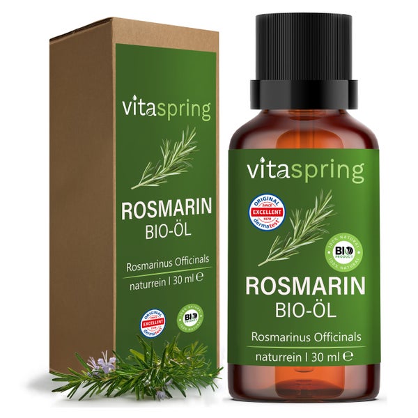 vitaspring® Bio Rosmarinöl für Haare & Kopfhaut 30 ml