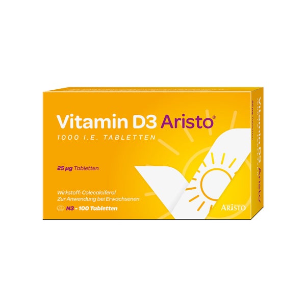 Vitamin D3 Aristo® 1000 I.E. Tabletten 100 St