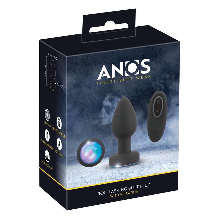 anal plug locked LED Lamp Waterproof Anal Plug Stimulator Prostate Masssger Light up Butt  Plug Trainer Kit for Men Women Beginner - Sex Toy, Vibrator main image 0