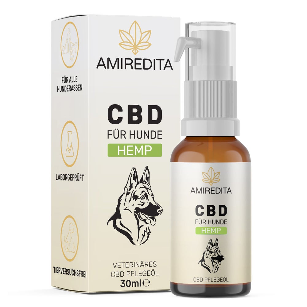 Amiredita CBD Öl Hunde 1500 mg - Hanfaroma 30 ml