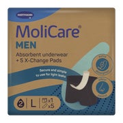 Molicare Men Absorbent Underwear+5 Pads Gr.l 1 St