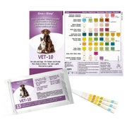 One+Step Urin Teststreifen für Hunde und Katzen - Schnelltest zur Prüfung von 10 Gesundheitswerten 15 St